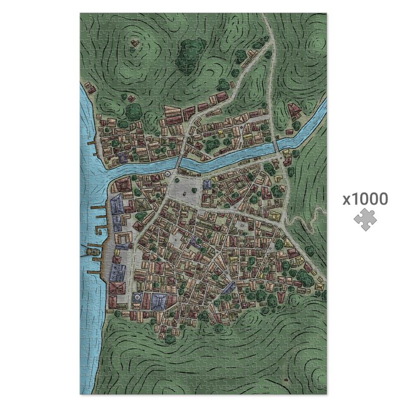 Oldham City Map of Assembly - Jigsaw Puzzle